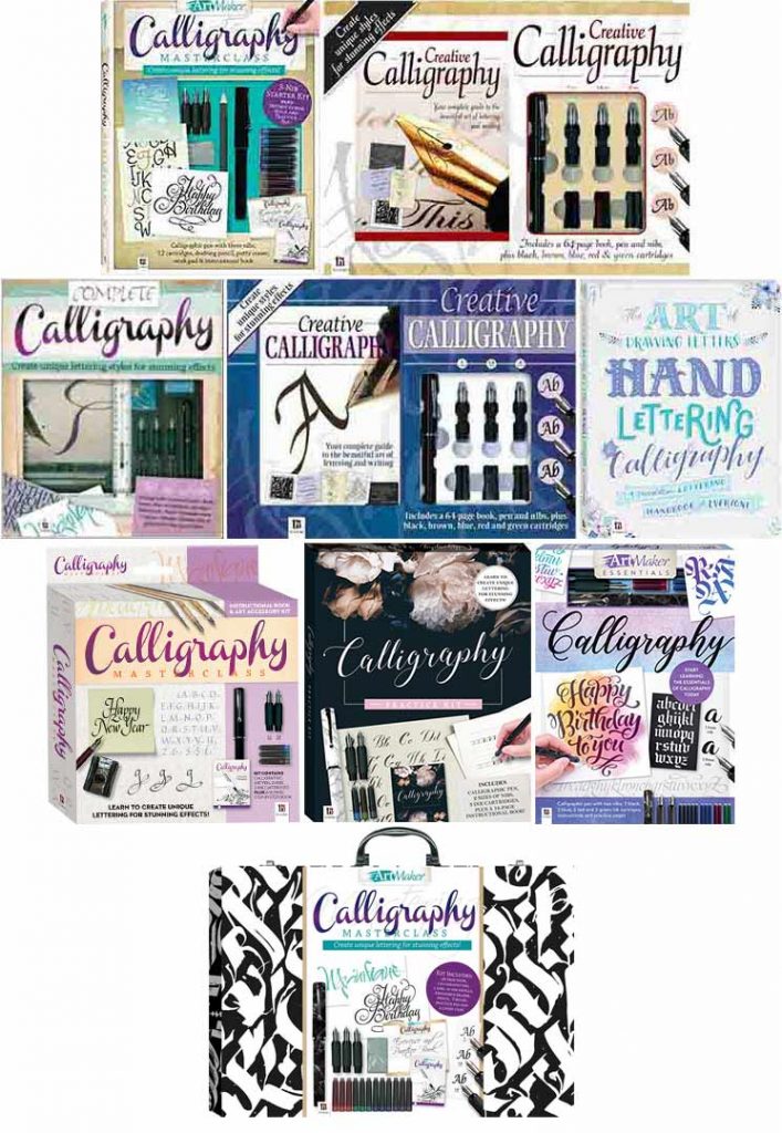 Art Maker Modern Calligraphy Kit - Art Kits - Art + Craft - Adults - Hinkler