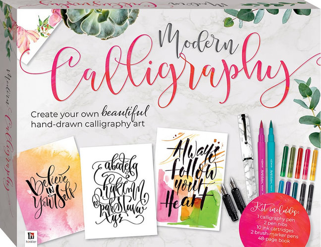 This image has an empty alt attribute; its file name is modern-calligraphy-kit.jpg